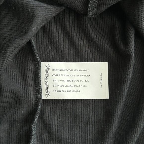 Chrome Hearts Black & White Cross & CH Logo Embroidered Dress - Picture 4 of 7